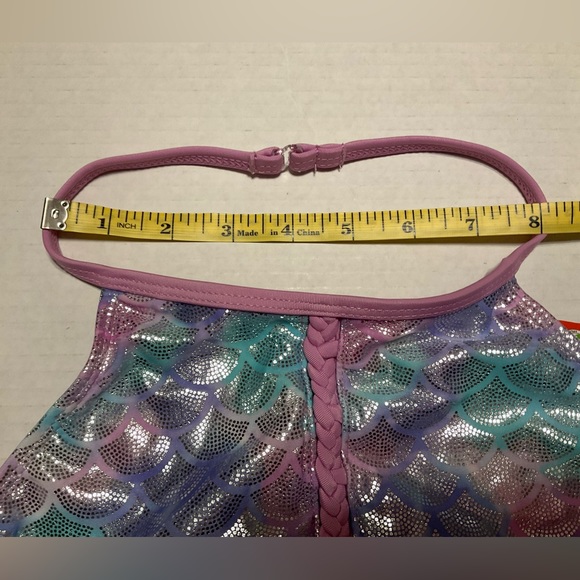 NWT 2 piece Purple Mermaid Bikini Set - Picture 5 of 9